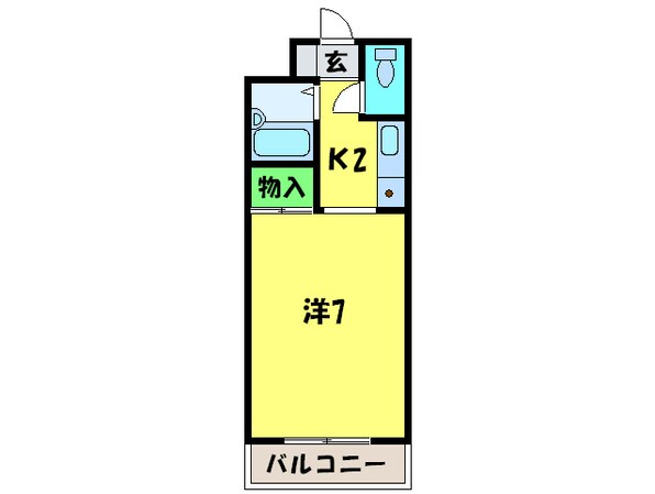 ルミナ－ル　ナカモズの物件間取画像